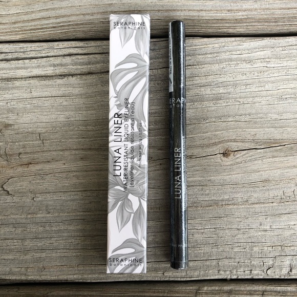 SERAPHINE BOTANICALS Luna Liner Water Resistant Liquid Eyeliner in Black - Picture 1 of 8